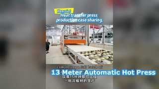 Production of artificial quartz slate automatic conveying heat transfer machine