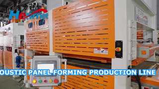 ACOUSTIC PANEL FORMING PRODUCTION LINE