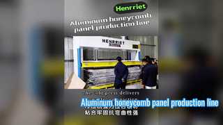 Aluminum honeycomb panel production line, Equipment: automatic glue spraying machine, corona machine