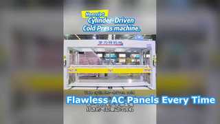 This air cylinder driven cold press is developed for lamination of indoor & outdoor air conditioner