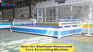 Henrriet Aluminum Honeycomb Core Stretching Machine.