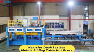 Henrriet Dual-Station Mobile Sliding Table Hot Press.