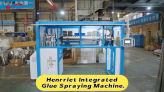 Henrriet Fully automatic glue pouring machine conveyor line