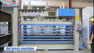 Henrriet multi-layer automatic lifting hot press machine